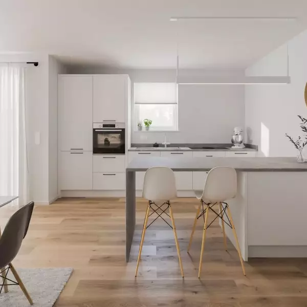Beispieldarstellung Wohnzimmer / Küche